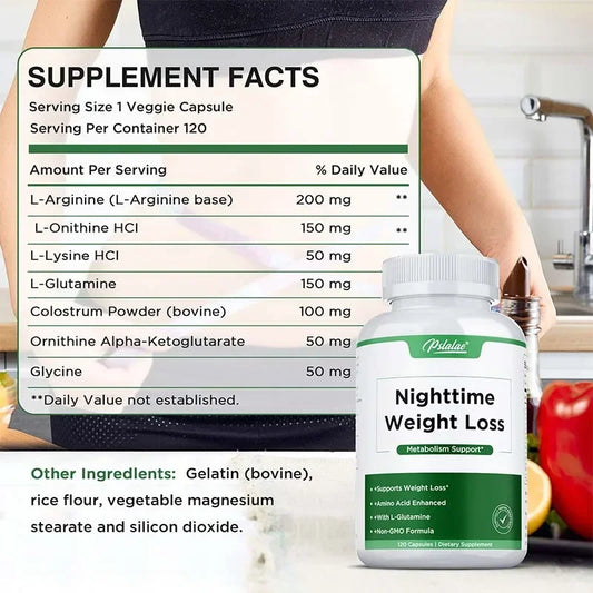 Compléments Minceur Nocturnes – Brûle-Graisses & Détox Nuit