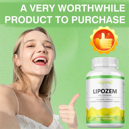 Capsules Lipozem-Santé Digestive, Suppression de l'appétit, Mardi olisme, Gestion du poids