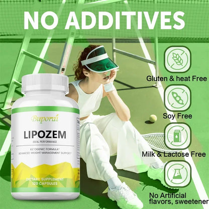 Capsules Lipozem-Santé Digestive, Suppression de l'appétit, Mardi olisme, Gestion du poids